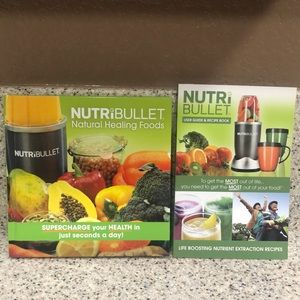 🆕 NutriBullet Natural Heeling Foods plus user guide & recipe book